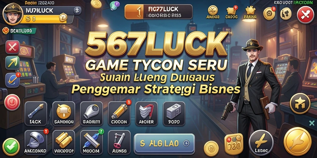 Screenshot 567LUCK menampilkan gameplay Tycoon yang menarik.