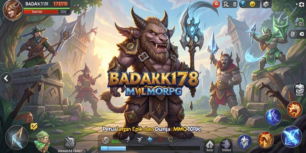 Gameplay mengesankan di dunia MMORPG BADAK178.