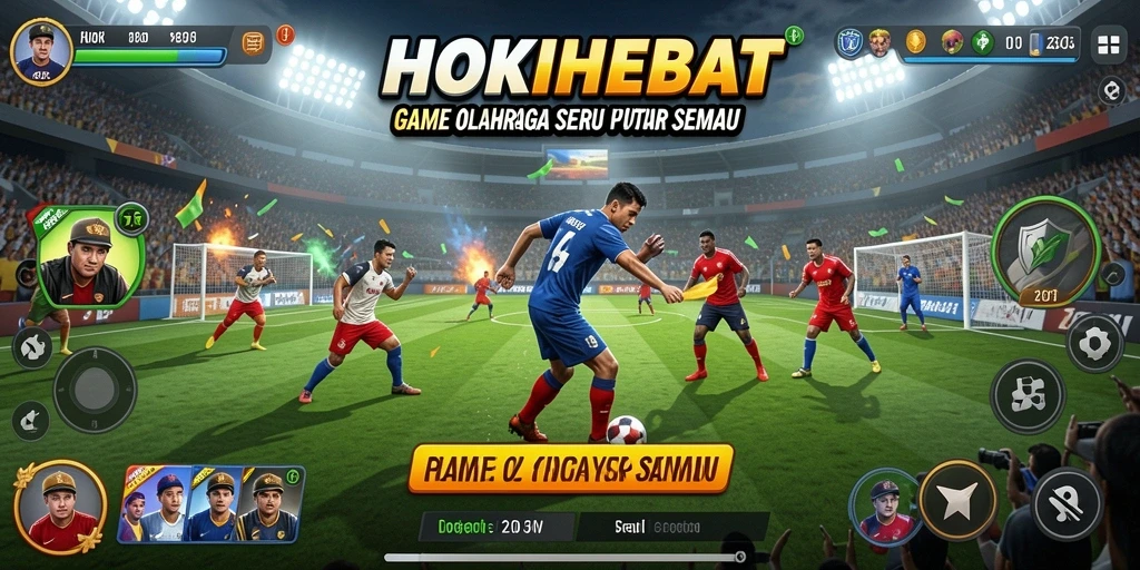 Tangkapan layar gameplay HOKIHEBAT menunjukkan aksi kompetitif yang seru.
