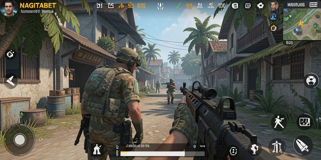 Tampilan gameplay NAGITABET yang seru dan dinamis.