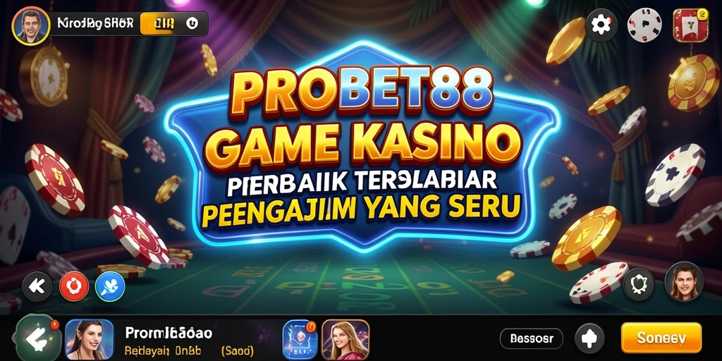 Screenshot gameplay <strong>PROBET88</strong> menampilkan suasana kasino yang seru dan menarik.
