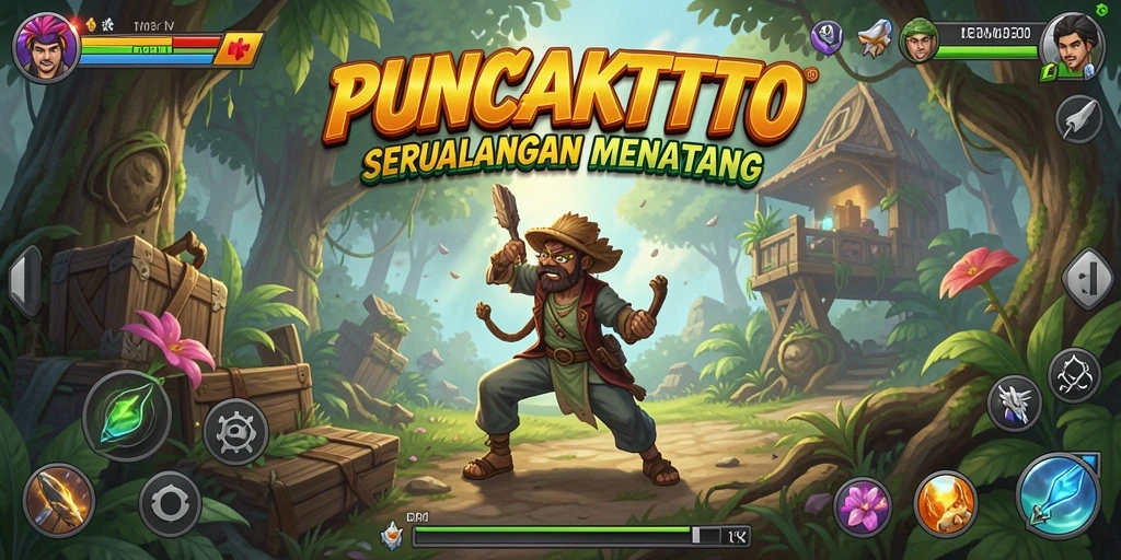 Screenshot PUNCAKTOTO menampilkan aksi seru dalam petualangan.