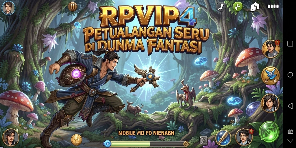 Tampilan gameplay RPVIP4 yang menakjubkan dan penuh aksi.